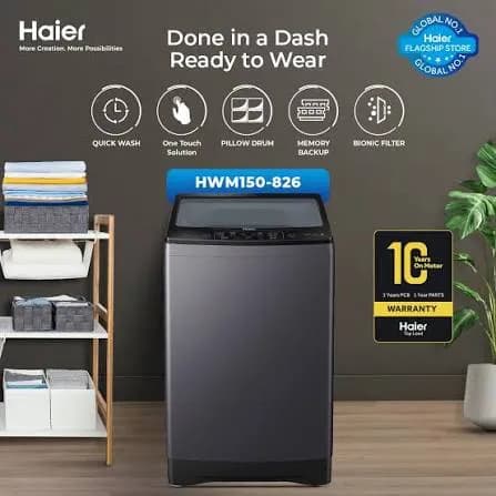 Haier Automatic Washing Machine HWM150-826 product image
