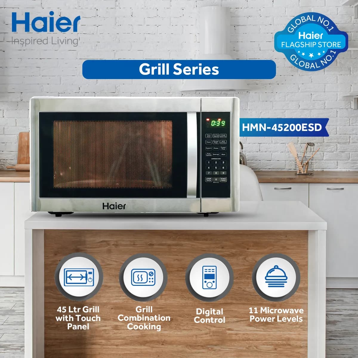 Haier Microwave Oven HMN-45200ESD product image