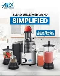 ANEX Juicer Blender Grinder AG-192 - Variant 360 product image